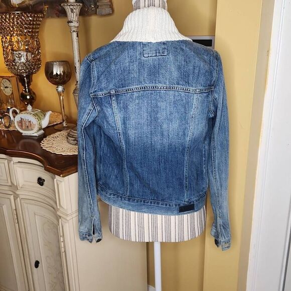 Abercrombie & Fitch denim jean jacket women's size Small - Picture 3 of 3